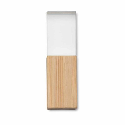 PEN DRIVE BAMBU CRISTAL 4GB SPX-064-4GB NA COR MADEIRA
