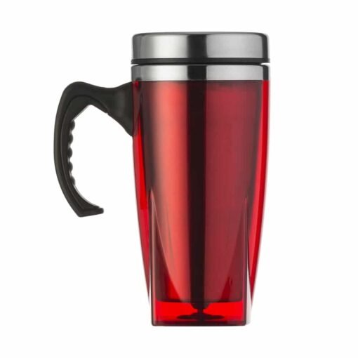 CANECA 450ML FUNDO QUADRADO SPX-01071 NA COR VERMELHO