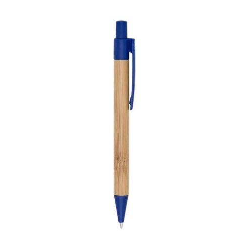 CANETA BAMBU C DETALHES PLASTICOS  SPX-12172 NA COR AZUL