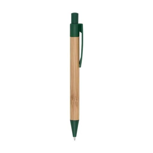 CANETA BAMBU C DETALHES PLASTICOS  SPX-12172 NA COR VERDE