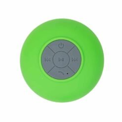 CAIXINHA DE SOM C/VENTOSA CAIXA ACRÍLICA  SPX-12926AC NA COR VERDE