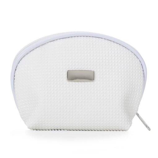 NECESSAIRE DE COURO SINTÉTICO SPX-13042 NA COR BRANCO