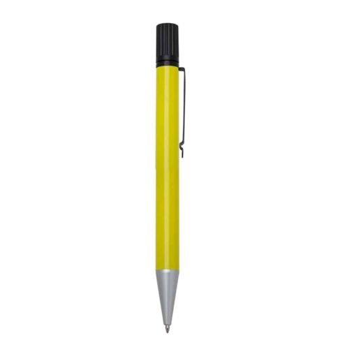 CANETA DE METAL C/ MARCA TEXTO  SPX-13259 NA COR AMARELO