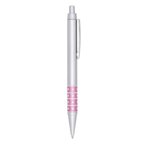 CANETA PLÁSTICA  SPX-01844 NA COR ROSA
