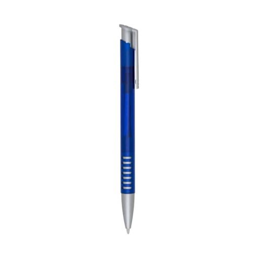 CANETA PLÁSTICA  SPX-3017B NA COR AZUL