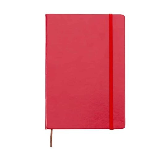 CADERNETA DE COURO SINTÉTICO SPX-03005 NA COR VERMELHO