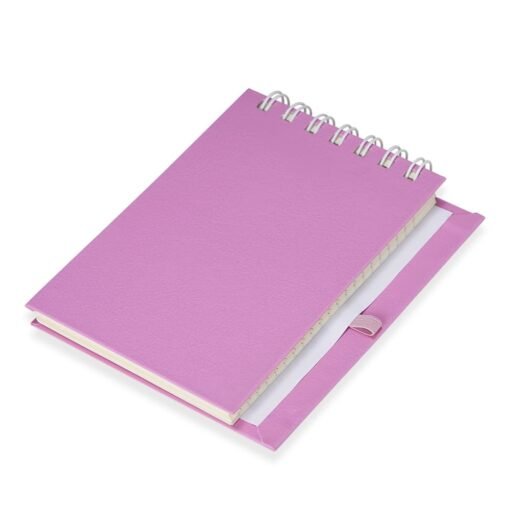 BLOCO DE ANOTAÇÃO COM PORTA CANETA SPX-14760 NA COR ROSA