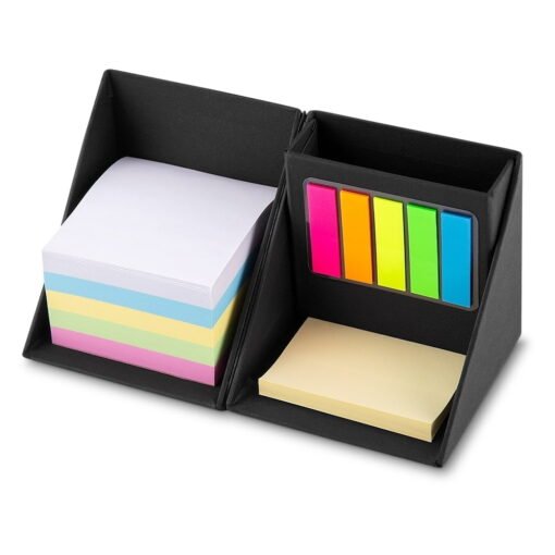 BLOCO DE ANOTAÇÕES CUBO  SPX-12516B NA COR PRETO