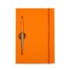 BLOCO DE ANOTAÇÕES C/ CANETA ECOLÓGICA  SPX-13005 NA COR LARANJA