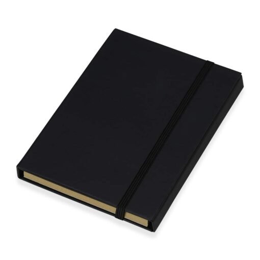 BLOCO DE ANOTAÇÕES COM CANETA E AUTOADESIVOS SPX-14762 NA COR PRETO