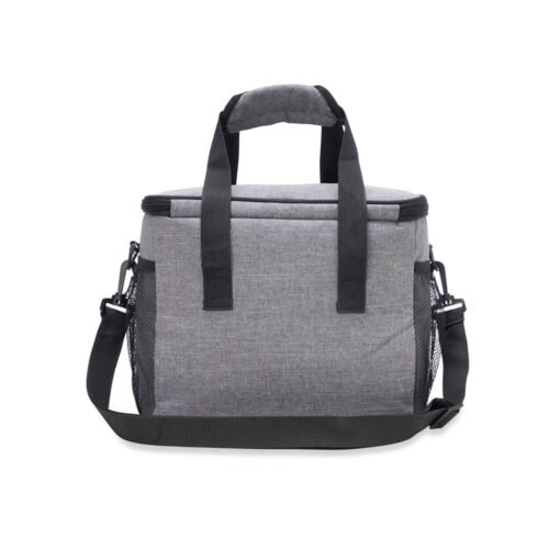 Bolsa Personalizada Nylon 14L - Cinza/Preto | Brindes Brasil - Imagem 3