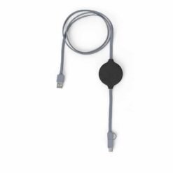 CARREGADOR WIRELESS C/ CABO  SPX-14532 NA COR PRATA