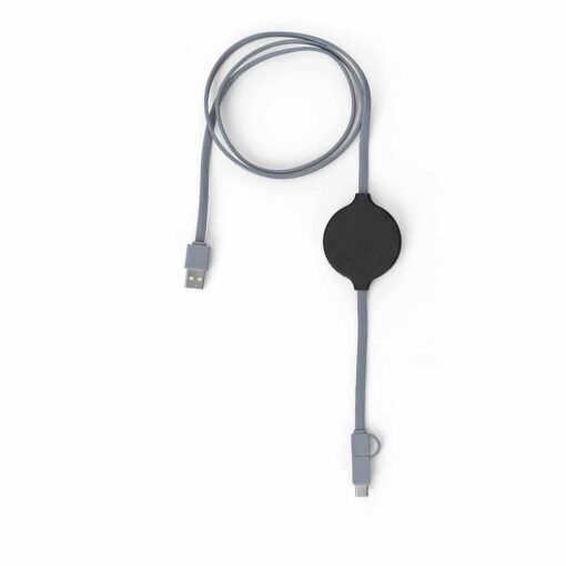 CARREGADOR WIRELESS C/ CABO  SPX-14532 NA COR PRATA