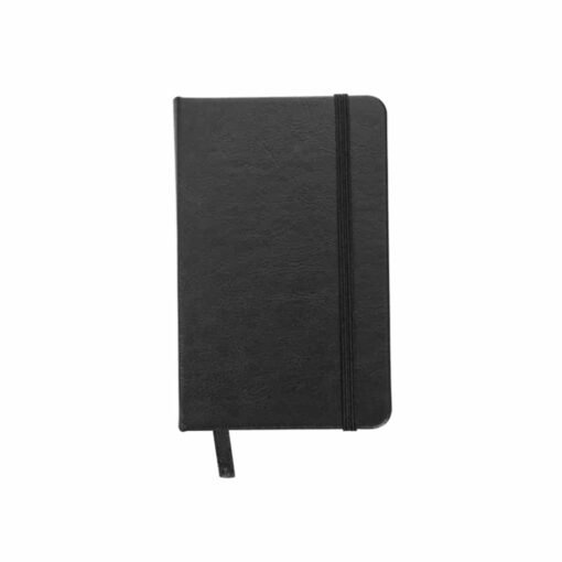 CADERNETA DE COURO SINTÉTICO SPX-12595N NA COR PRETO