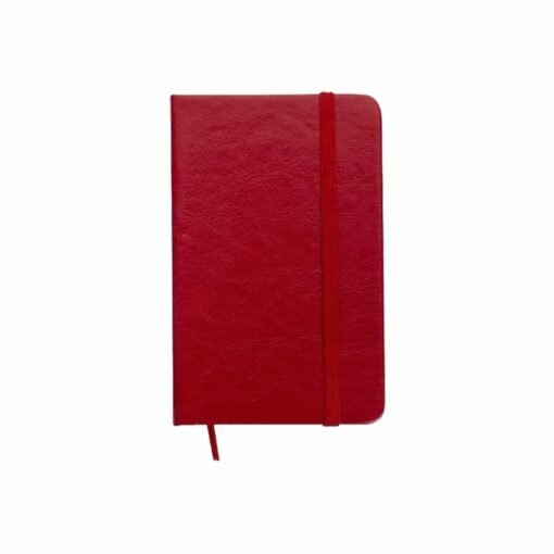 CADERNETA DE COURO SINTÉTICO SPX-12595N NA COR VERMELHO