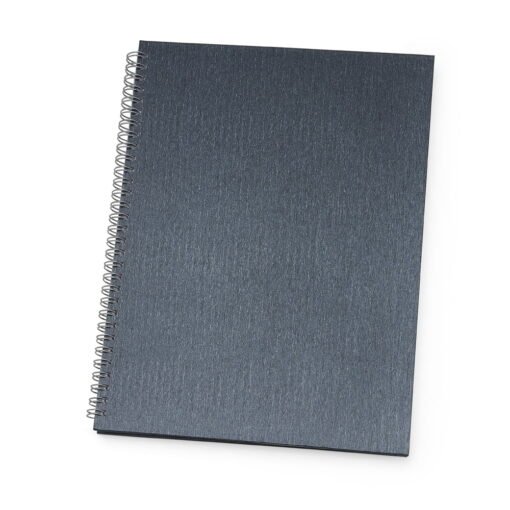 CADERNO DE NEGÓCIOS GRANDE  SPX-13925 NA COR CHUMBO