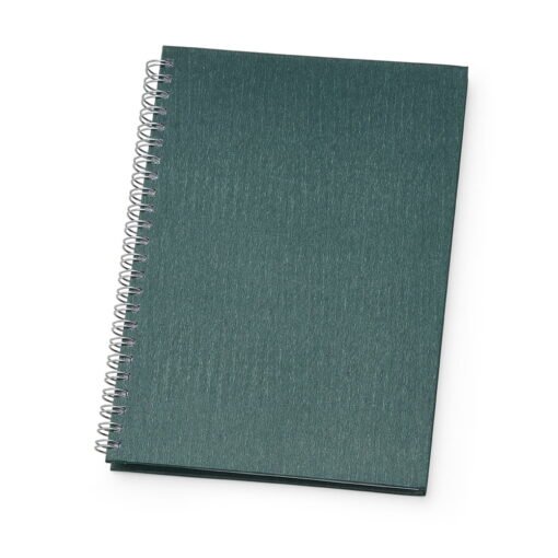 CADERNO DE NEGÓCIOS PEQUENO  SPX-13928 NA COR VERDE