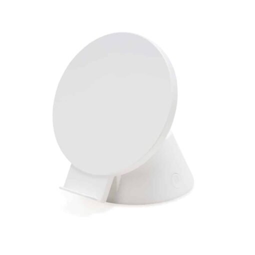 CAIXINHA DE SOM C/ CARREGADOR POR INDUÇÃO SPX-04359 NA COR BRANCO