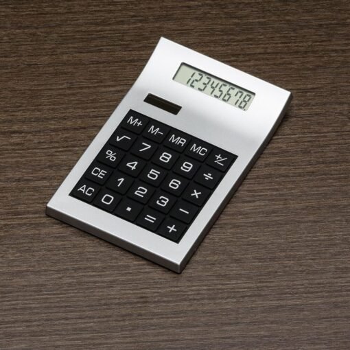 Alternative view of Calculadora Personalizado Plástico - Prata/Preto