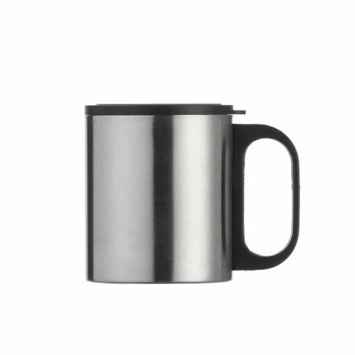 CANECA INOX 180ML C/ TAMPA SPX-07392 NA COR INOX