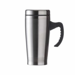 CANECA 450ML INOX C/ TAMPA SPX-05828 NA COR INOX
