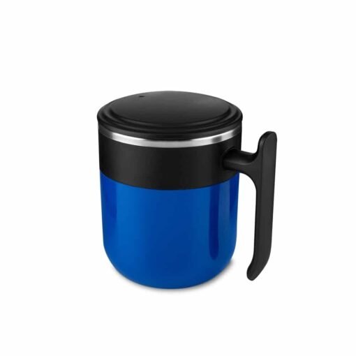 CANECA PLÁSTICA COM INOX 350 ML SPX-14770 NA COR AZUL