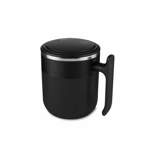 CANECA PLÁSTICA COM INOX 350 ML SPX-14770 NA COR PRETO OU FUMÊ