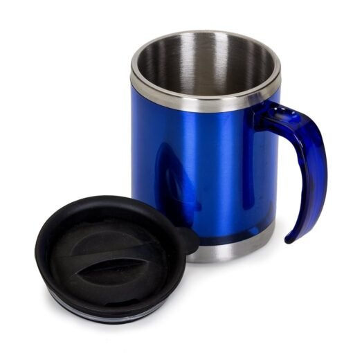 Alternative view of CANECA ACRÍLICA 400 ML COM TAMPA SPX-06520-AZU NA COR AZUL