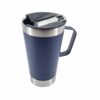 CANECA TÉRMICA INOX COM ABRIDOR 500ML SPX-04082 NA COR PRETO OU FUMÊ