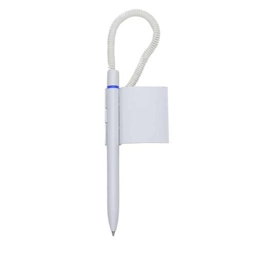 CANETA BALCÃO PLASTICA SUPORTE FORMATO QUADRADO SPX-11825 NA COR BRANCO