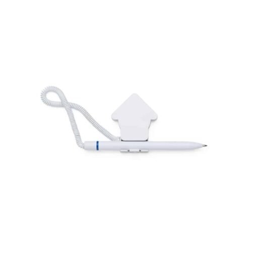 CANETA BALCÃO PLASTICA SUPORTE FORMATO CASA SPX-11824 NA COR BRANCO