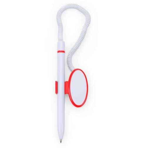 CANETA BALCÃO PLASTICA SUPORTA OVAL FOX  SPX-08955 NA COR BRANCO