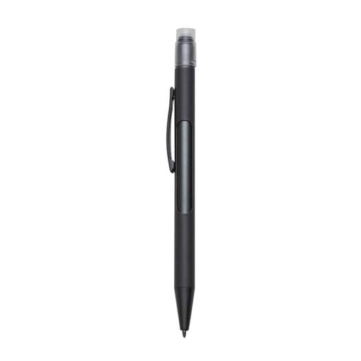 CANETA METAL C/ LED SPX-14254 NA COR PRATA OU CINZA