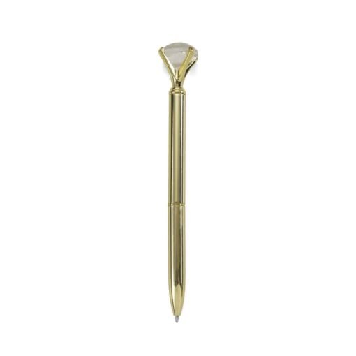 CANETA METAL C/ DIAMANTE  SPX-14555 NA COR DOURADO