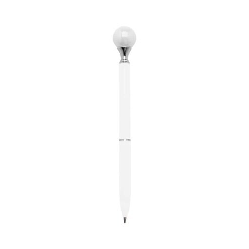CANETA METAL PEROLA SPX-14655 NA COR BRANCO