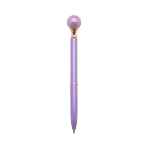 CANETA METAL PEROLA SPX-14655 NA COR ROXO