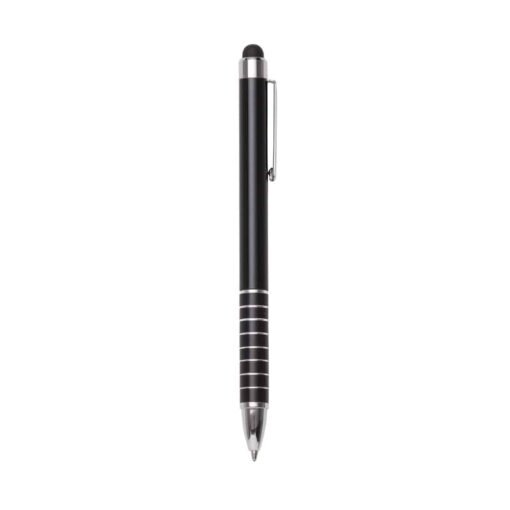 CANETA ESFERO METAL P. TOUCH C/ 8 ANEIS SPX-P@13612 NA COR PRETO