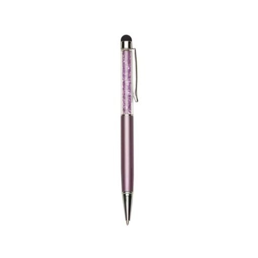 CANETA METAL TOUCH SWAROVSKI SPX-13311 NA COR ROXO
