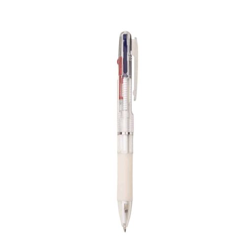 Caneta Personalizada - Branco/Transparente | Brindes Brasil