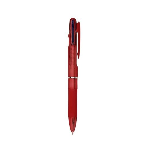 CANETA 3 EM 1 COM BORRACHA  SPX-3311B NA COR VERMELHO