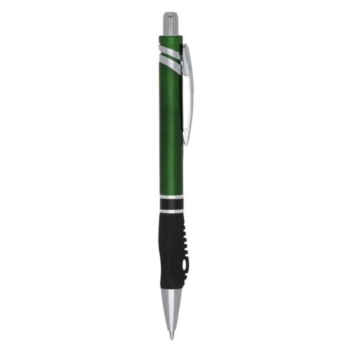 CANETA PLÁSTICA EMBORRACHADO  SPX-0709B NA COR VERDE