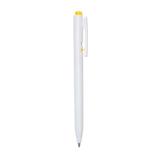 CANETA PLÁSTICA LEITOSO SPX-13720L NA COR AMARELO