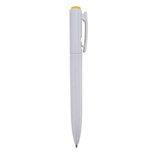 CANETA PLÁSTICA SPX-01091C NA COR BRANCO