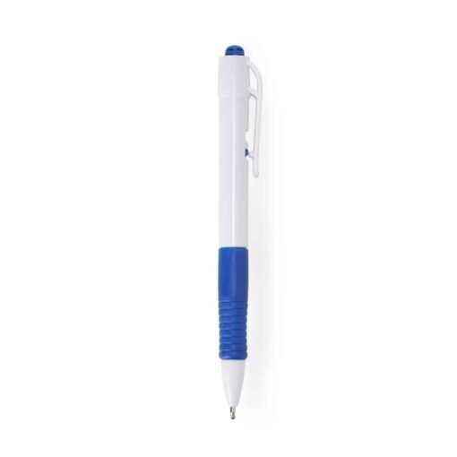 CANETA PLASTICA LEITOSA SPX-14679L NA COR BRANCO