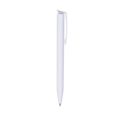 CANETA PLÁSTICA LEITOSA  SPX-13630 NA COR BRANCO