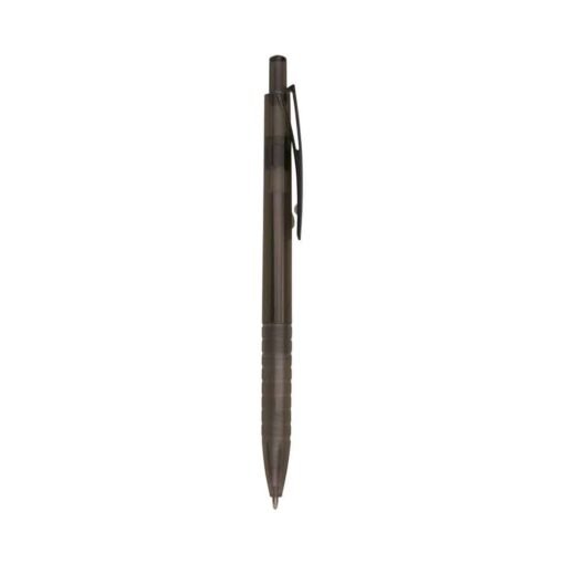 CANETA PLÁSTICA TRANSLUCIDA SPX-00401T NA COR PRETO