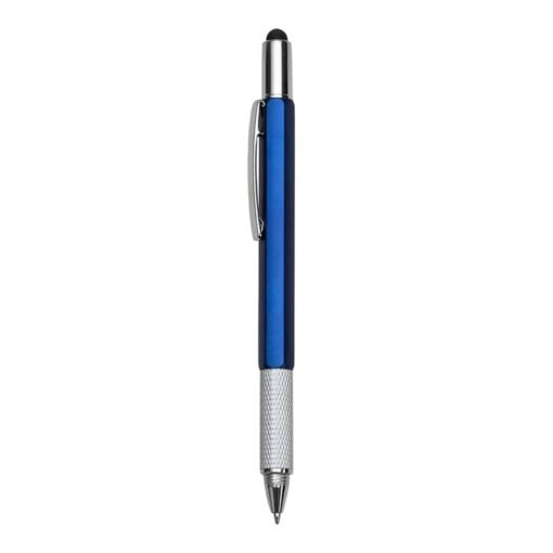 CANETA PLÁSTICA MULTIFUNÇÕES SPX-01800 NA COR AZUL
