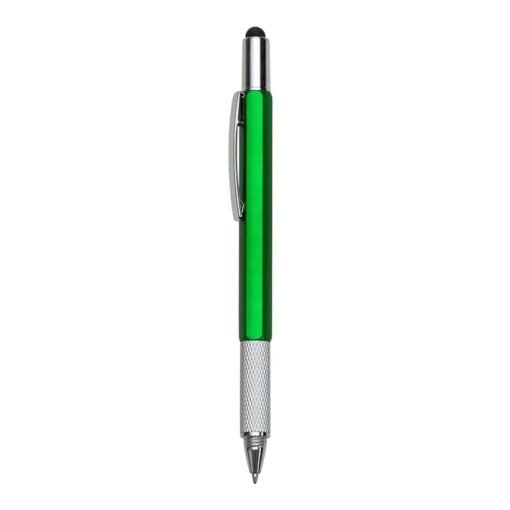 CANETA PLÁSTICA MULTIFUNÇÕES SPX-01800 NA COR VERDE