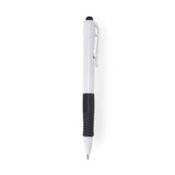CANETA PLASTICA LEITOSA SPX-14679L NA COR BRANCO