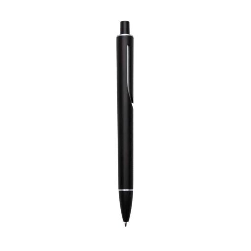 CANETA PLÁSTICA C/ 1 ANEL  SPX-13690 NA COR PRETO